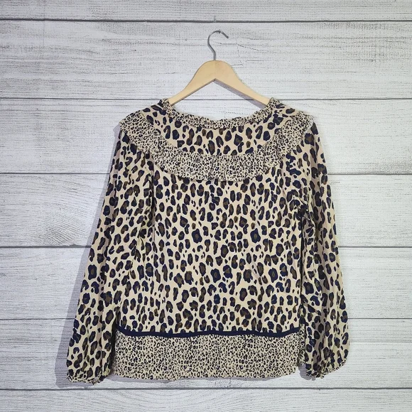 Vineyard Vines Leopard Print Women's Top, Size S - Picture 9 of 11